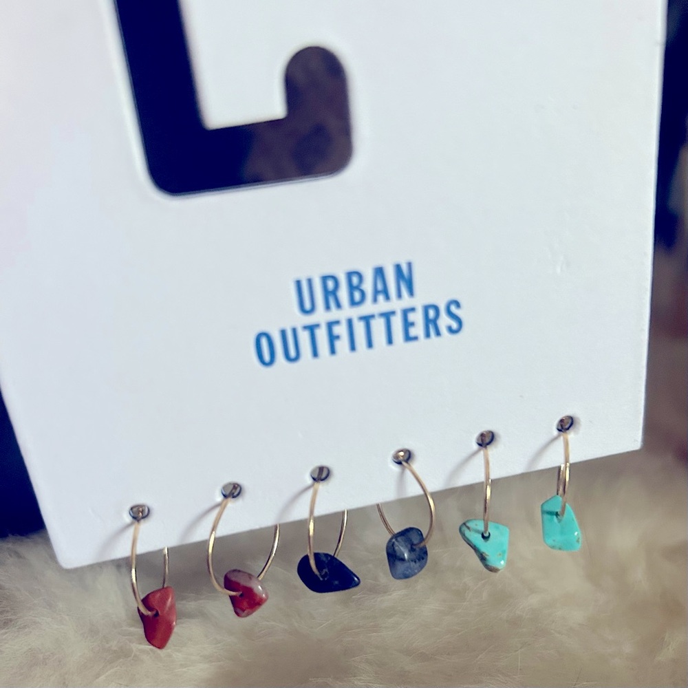 Urban outfitters delicate mini hoop earrings